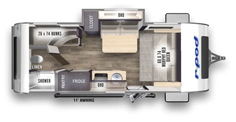 R Pod Floorplans - Forest River RV