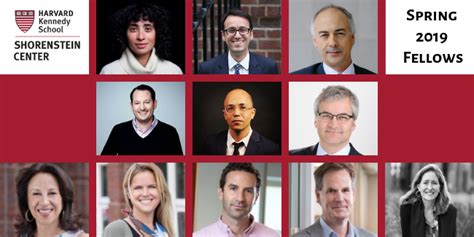 Shorenstein Center Announces Spring 2019 Fellows Shorenstein Center