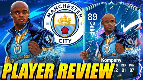 El Guerrero 🌟 89 Uefa Hero Kompany Player Review 89 Kompany Review