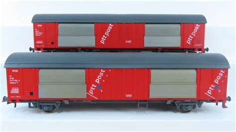 Roco H0 46273 4387A Freight Carriage 2 Axle Boxcars Catawiki