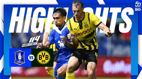 HIGHLIGHTS BG PATHUM UNITED 4 0 BORUSSIA DORTMUND 114 Celebration