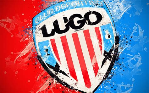 Cd Lugo Paint Art Logo Creative Spanish Football Team Segunda