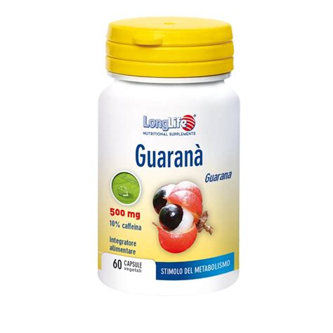 Guarana Mg Longlife Capsule Veg Farmacia Loreto