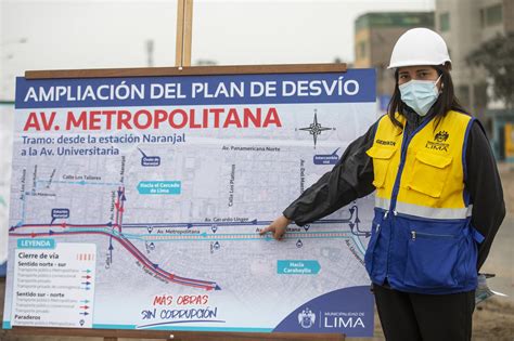 Municipalidad De Lima Conoce El Plan De Desv O Vehicular Por Las Obras