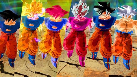 Todas As Transforma Es Do Vegeta E Goku Base Ssj Ssj Ssj Ssg