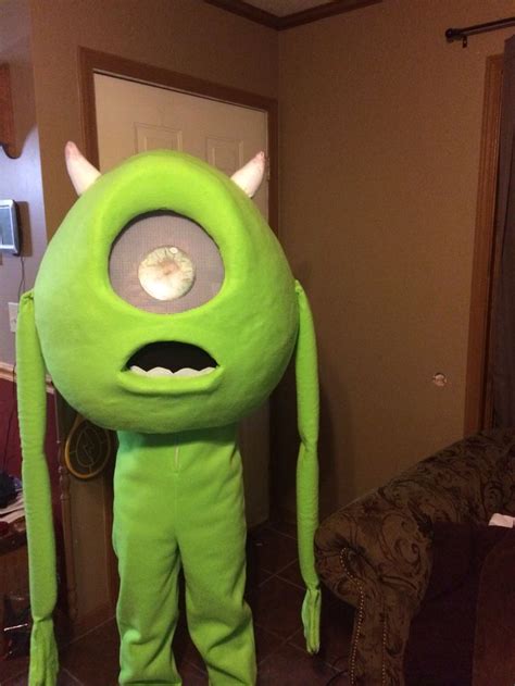 Homemade Mike Wazowski Costume Mike Wazowski Costume Halloween