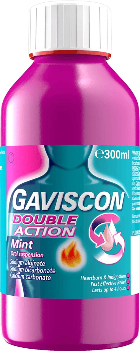 Gaviscon Double Action Liquid 300ml 150ml Fast Relief Heartburn