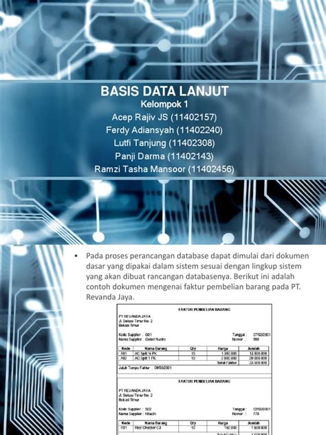 Pdf Studi Kasus Normalisasi Dokumen Tips