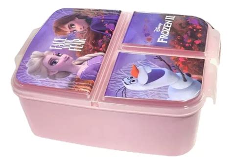 Caja Lunchera Frozen Divisiones Vianda Hermetico Disney Mercadolibre