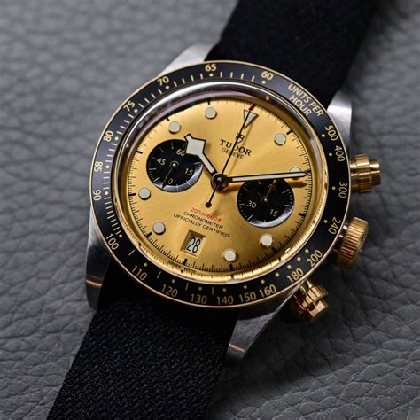 Hands On The Tudor Black Bay Chrono S G Champagne Dial Tudor