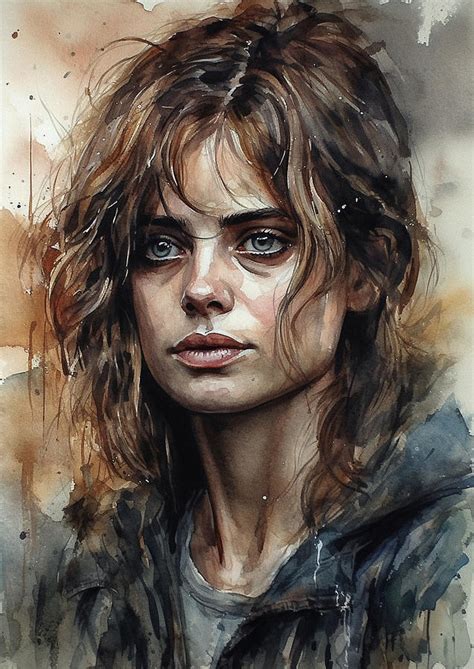 Astassja Kinski Digital Art By Thuy Dinh Thi Fine Art America