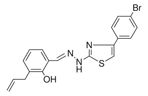 2 ALLYL 6 4 4 BROMO PHENYL THIAZOL 2 YL HYDRAZONOMETHYL PHENOL