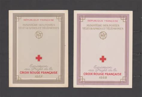 France Lot De Carnets Croix Rouge Eur Picclick Fr