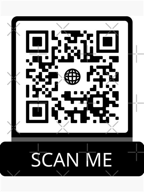 Black And White Wikipedia Qr Code Sticker Poster For Sale By Aminebc