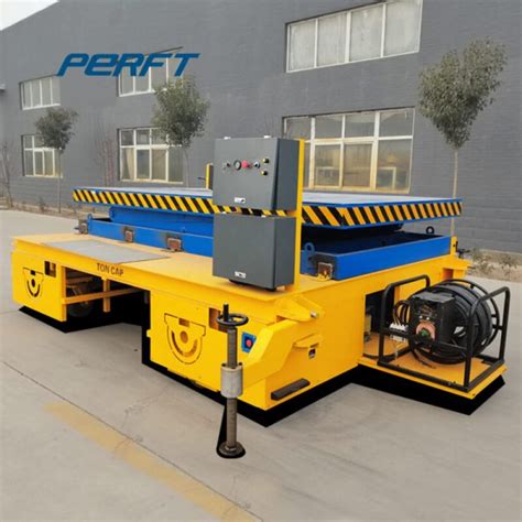 5 Ton Trackless Transfer Platform Handling Vehicle For Heavy Industry