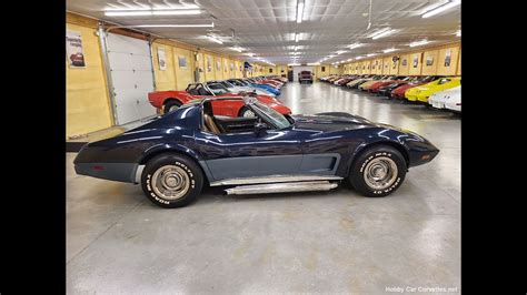 1977 Dark Blue Corvette L82 4spd For Sale Youtube