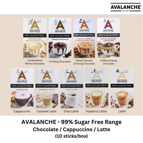 Avalanche 99 Sugar Free Range Drinking Chocolate Cappuccino