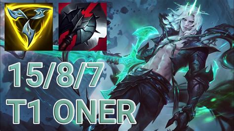 T1 Oner Viego Jungle Vs Khazix Kr Grandmaster Patch 13 12 Youtube