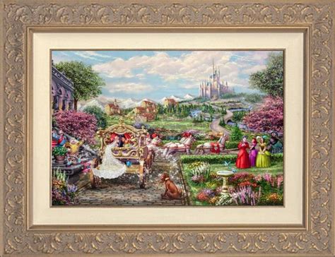 Disney Cinderella Happily Ever After Thomas Kinkade Gallery Of