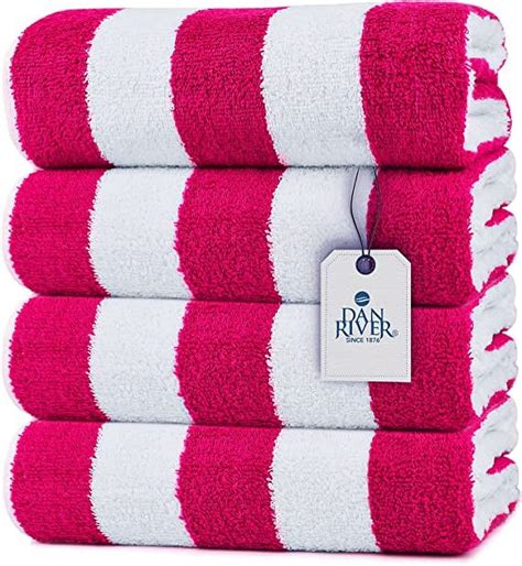 DAN RIVER 100 Cotton Cabana Pool Towels Bath Sheet Towel Quick Dry