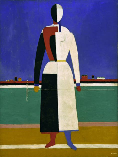 Malevich Woman With A Rake 1915 Kasimir Malewitsch