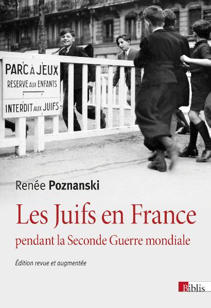 Les Juifs En France Pendant La Seconde Guerre Mondiale CNRS Editions