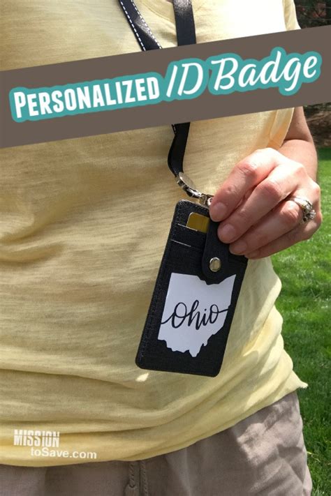 Create Personalized Id Badge Thanks To Cricut Mission To Save