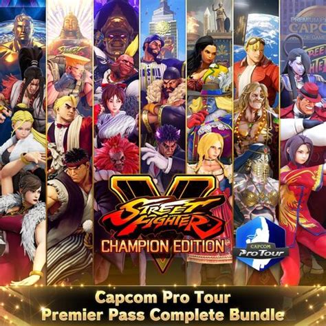 Street Fighter V Capcom Pro Tour Premier Pass Complete Bundle Deku