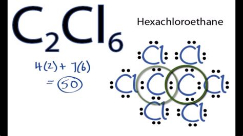 C2Cl6 Lewis Structure: How to Draw the Lewis Structure for C2Cl6 - YouTube