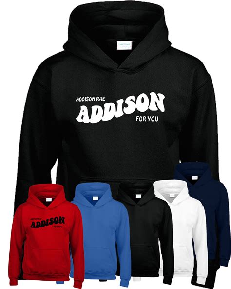 Addison Rae Mens T Shirt Merch Dance Hoody Sweat Kids Boys Girls