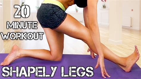 Lean Strong Legs Workout Beginners Home Fitness Minute Routine Bikini Model Legs Part