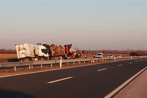 Teška nesreća na autocesti A3 Sudarila se dva teretna vozila 24sata