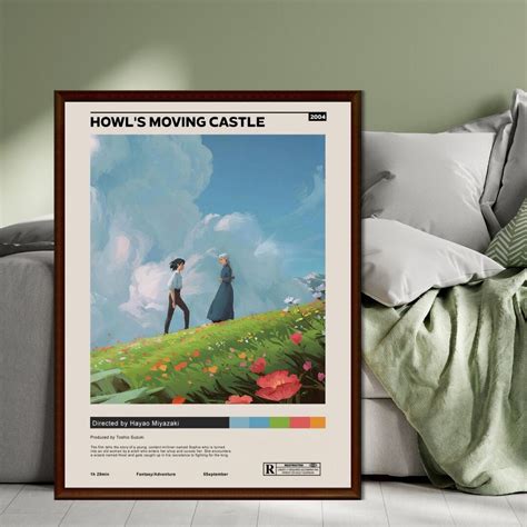 Howl's Moving Castle Poster,vintage Retro Art Print,wall Art Print ...