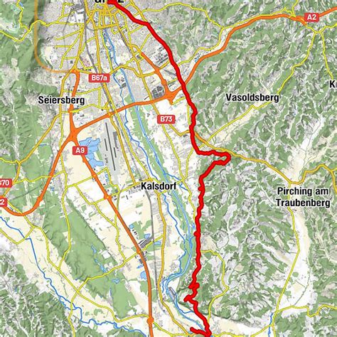 Graz Hühnerberg Kollischberg Wildon BERGFEX Wanderung Tour