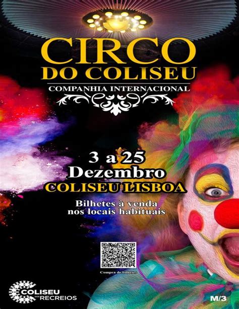 REALIZADO Entradas CIRCO DE NATAL DO COLISEU DOS RECREIOS 2022