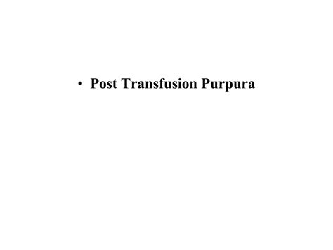 Blood Transfusion Reaction PPT