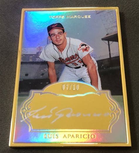 Yahoo オークション 10枚限定2011 TOPPS MARQUEE Luis Aparicio