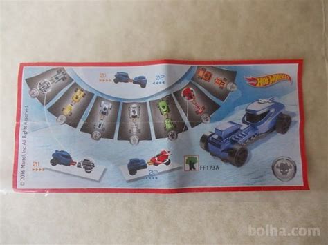 KINDER SURPRISE AVTOMOBILČEK HOT WHEELS