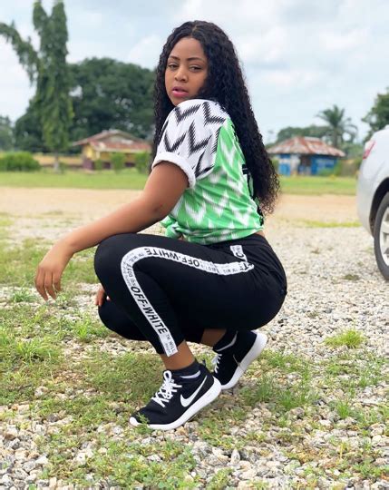 Regina Daniels Shares Stunning Photos Wearing Nigerian Jersey Archives