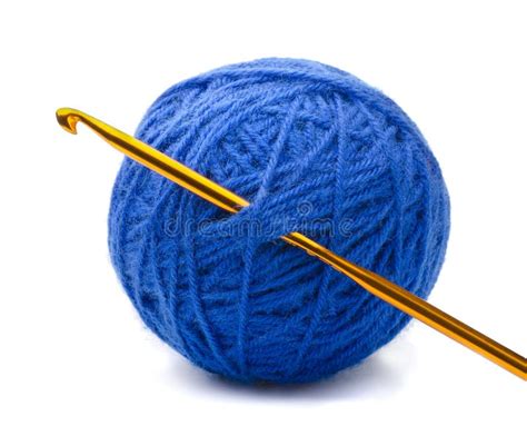 Blue Yarn Crochet Hook Stock Photos Free Royalty Free Stock