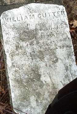 William Cutter 1780 1862 Memorial Find A Grave