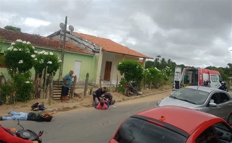 Motociclistas Ficam Feridos Após Colisão Frontal Em Arapiraca