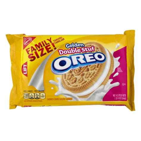 Oreo Golden Double Stuf Sandwich Cookies Oz From Smart Final