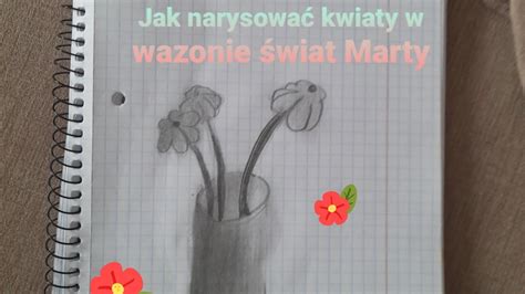 Jak narysować kwiaty w wazonie krok po kroku odcinek 7 YouTube