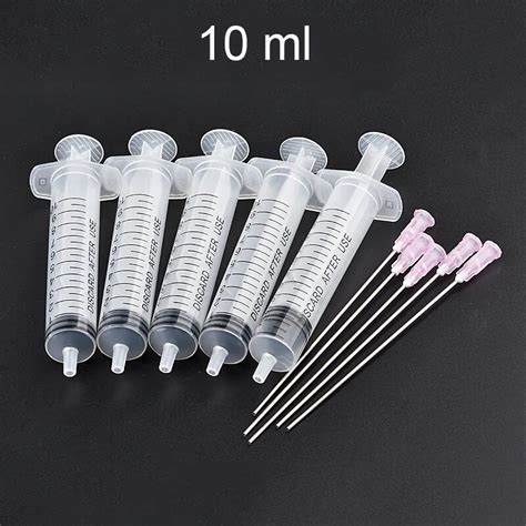 10PCS Add The Ink Tool 10ML Syringe Injector For Refilling Ink CISS Ink