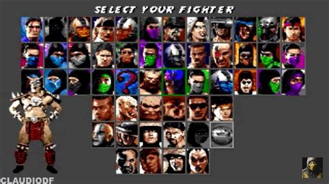 Mortal Kombat Sega Characters