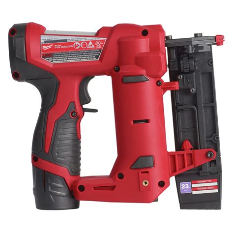 Milwaukee 2540 21 M12 Compact Lithium Ion 23 Gauge Cordless Pin Nailer