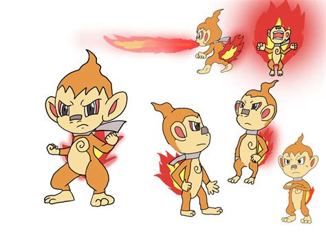 Pokemon Mystery Dungeon Ref Chimchar By Thetechman1998 On Deviantart