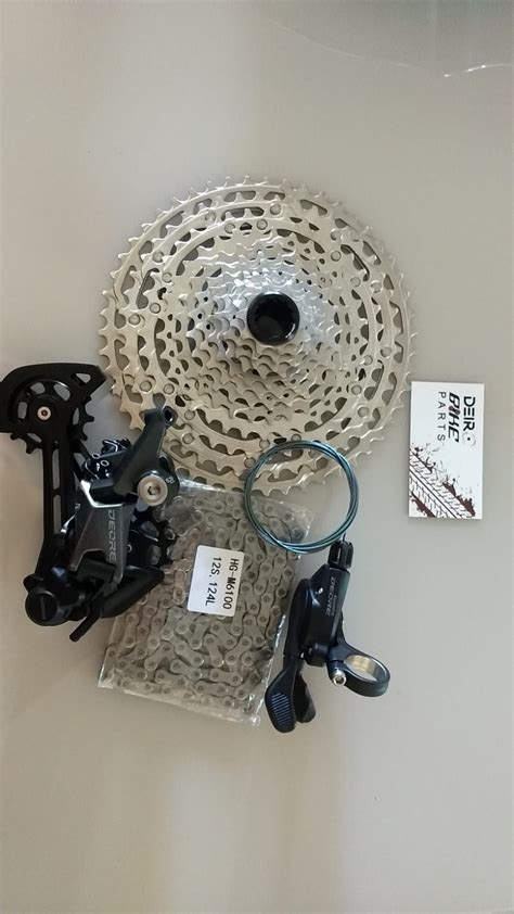 Pe A Kit Grupo Shimano Deore Velocidade V Bazar Bikes