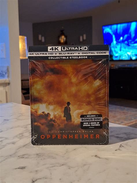 Oppenheimer Collectible Steelbook K Ultra Hd Blu Ray Digital Copy